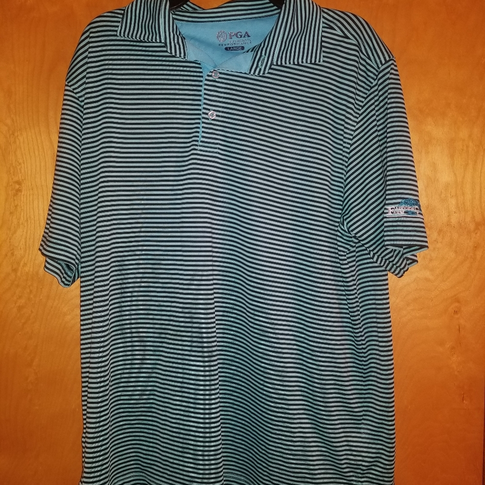 PGA Authentic Performance Golf Polo Size Large